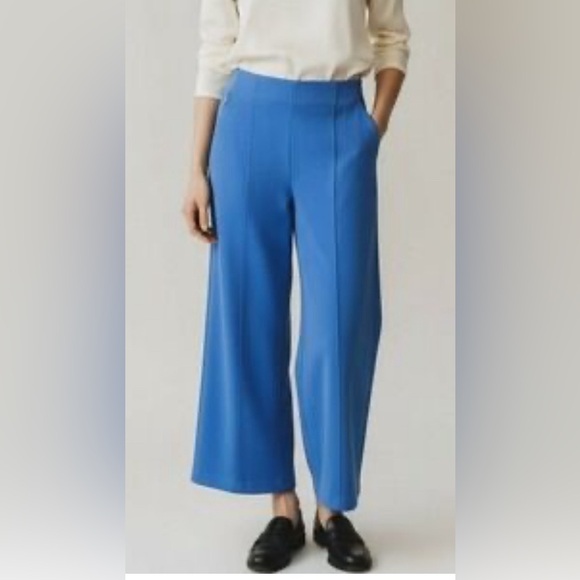 LOFT Pants - Loft Elegant Blue Women's Wide-Leg Pants a little stretch/ Size Small